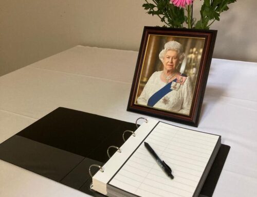 Books of condolence following the death yesterday of Her Majesty Queen Elizabeth II